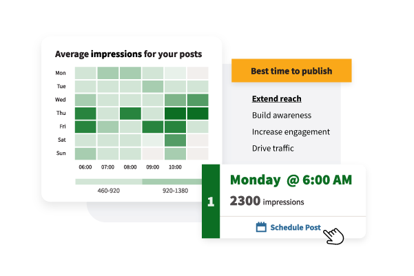 Example of post scheduling.