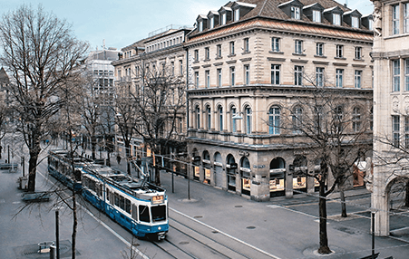 Street view image of a Julius Baer store location