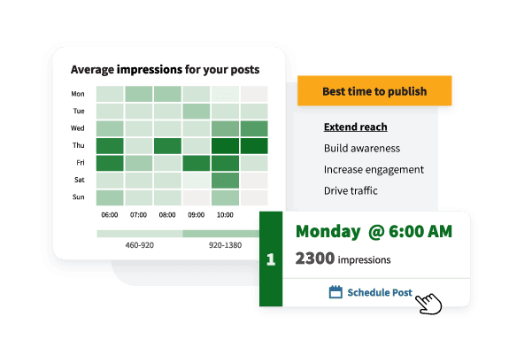 Example of post scheduling.