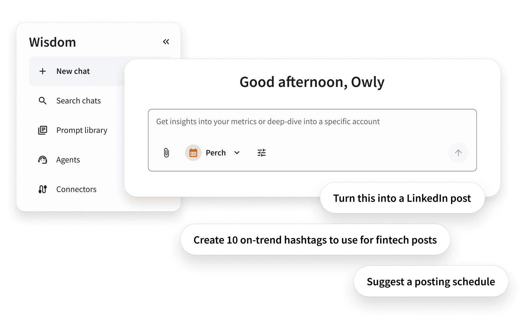Hootsuite AI writing tool