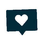heart bubble animation gif