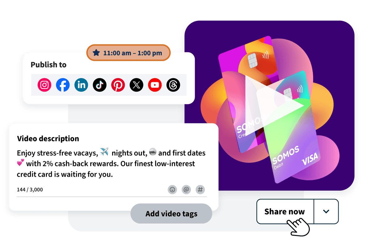 Hootsuite YouTube publishing with video tags