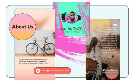 A preview card of a design mockup using Canva