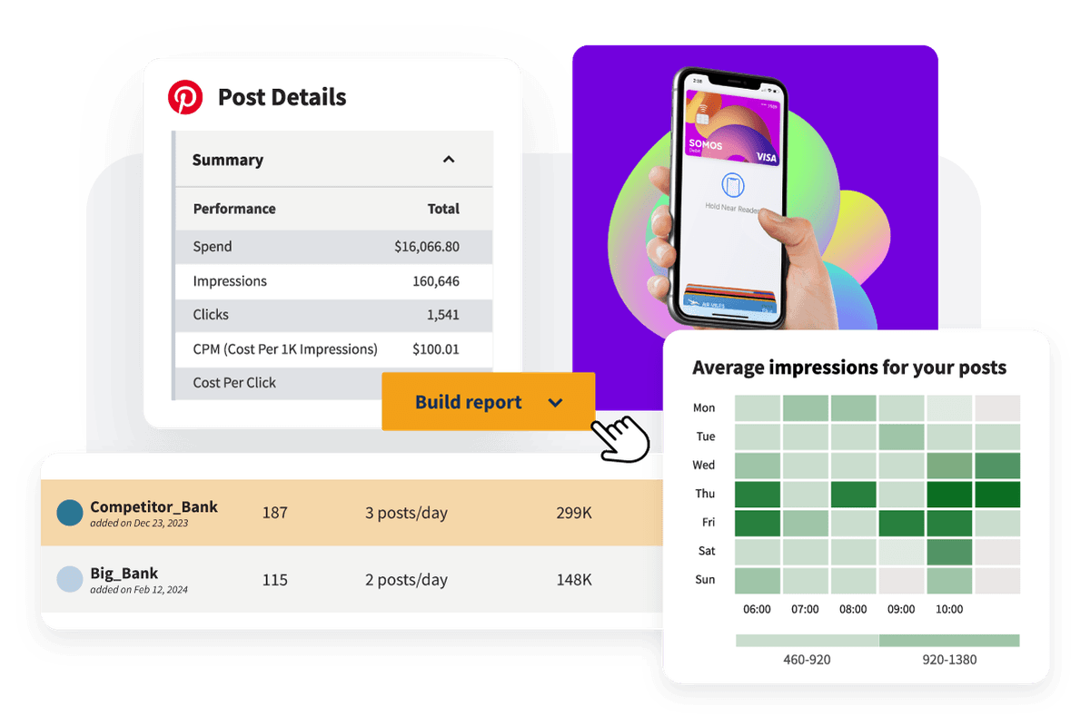 Building a report with competitor comparisons.