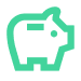 a clipart piggy bank