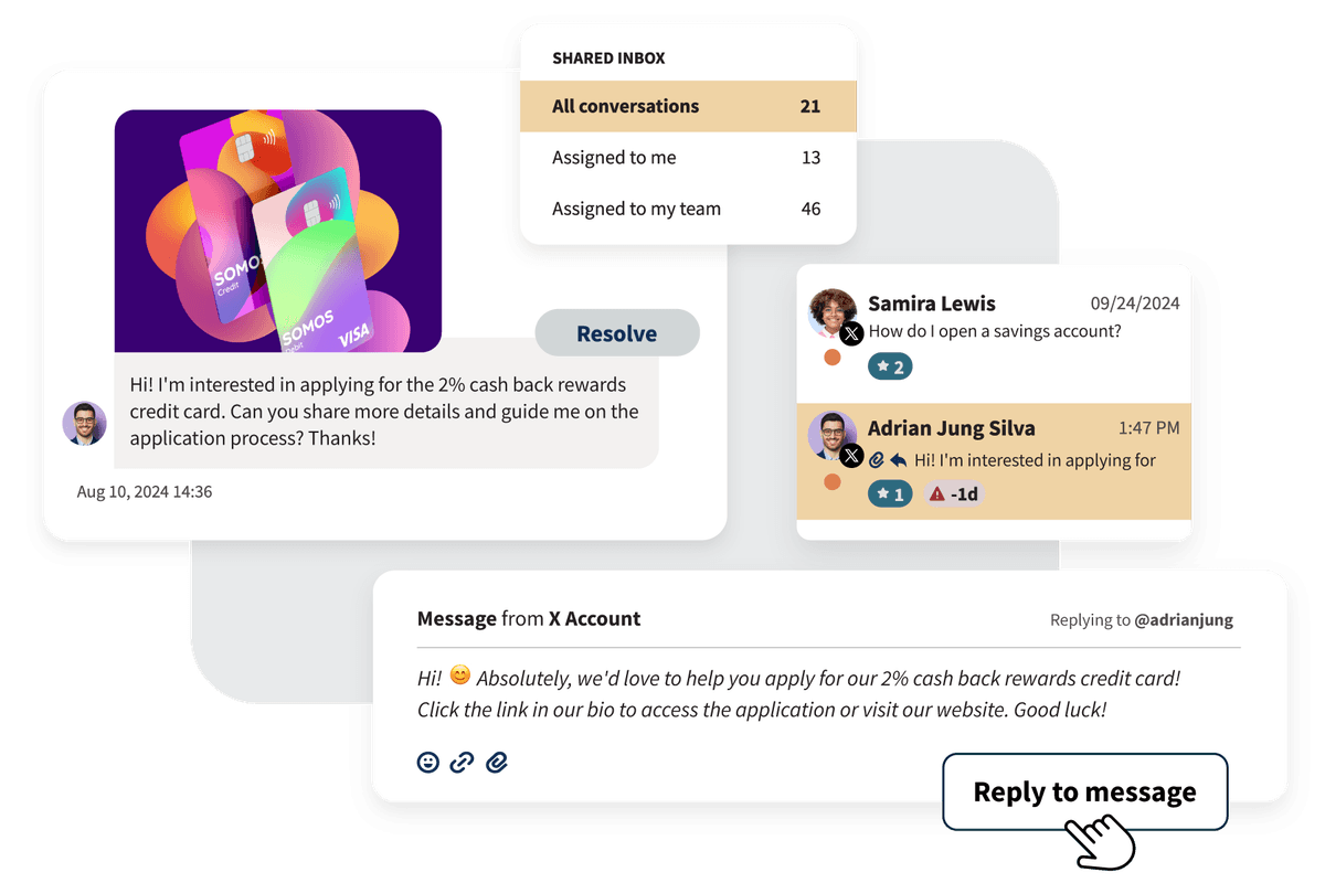 Twitter inbox management and messaging in Hootsuite