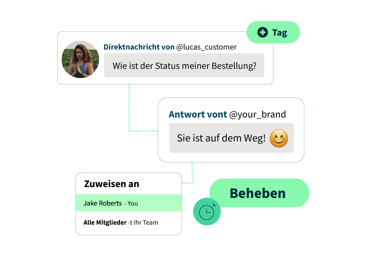Hootsuite Dashboard, Produktbild von Inbox 2.0