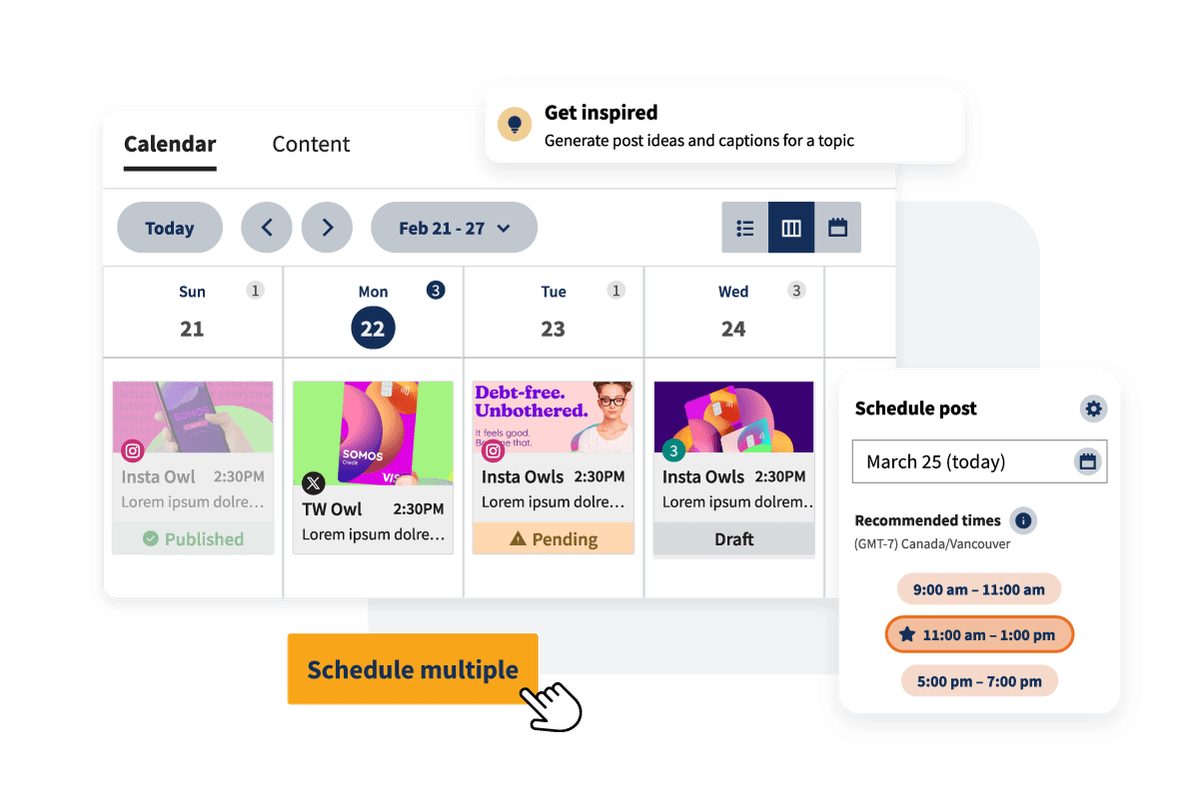 Calendar and scheduling tools.