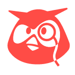 Owly wearing a monocle