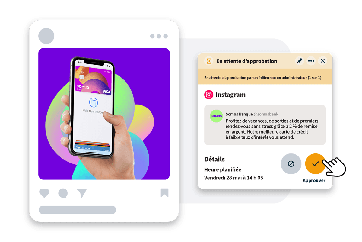 Flux de travail d'approbation Hootsuite