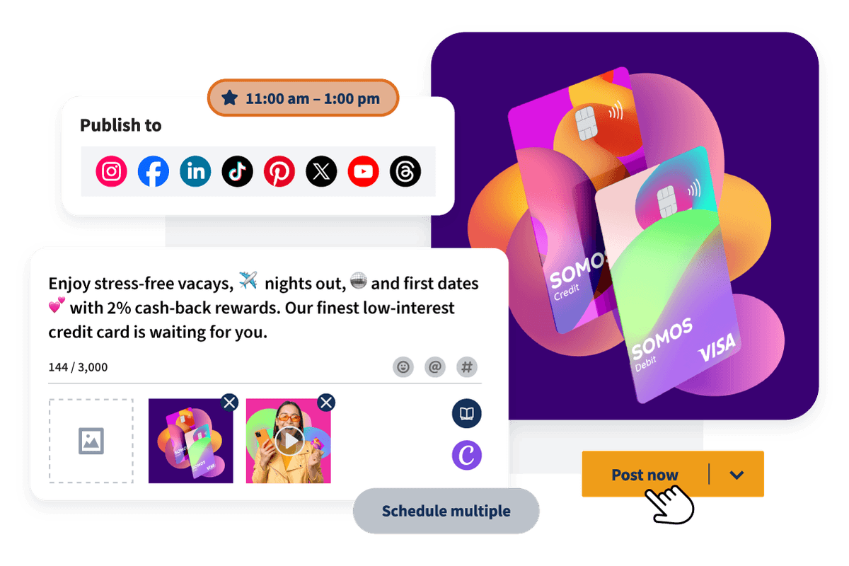 Post scheduling example