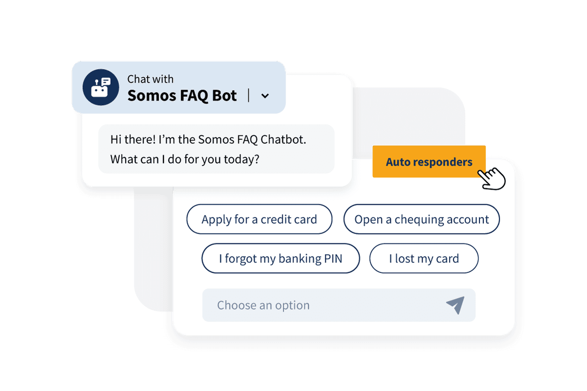 Exemplo de uso de chatbot/resposta automática.