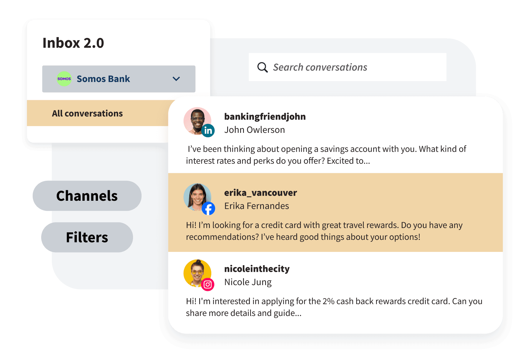 Social Media Inbox Management