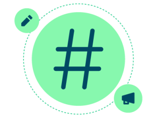 Hashtag-Symbol